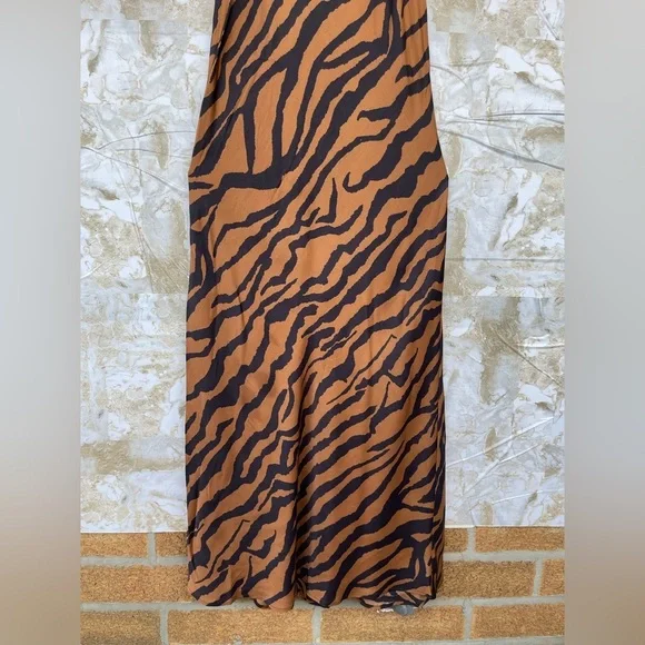 AllSaints animal print slip dress size small - Picture 5 of 14